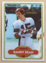 1980 Topps Base Set #328 Randy Dean