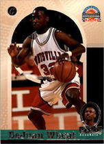 1997 Score Board Autographed BK #44 DeJuan Wheat