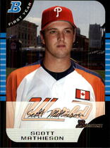 2005 Bowman Draft #126 Scott Mathieson