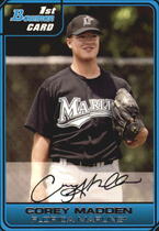 2006 Bowman Chrome Draft Draft Picks #DP39 Corey Madden