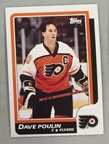 1986 Topps Base Set #71 Dave Poulin