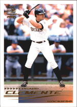 2000 Pacific Crown Collection #90 Edgard Clemente