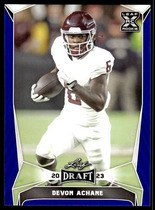 2023 Leaf Draft Blue #46 Devon Achane