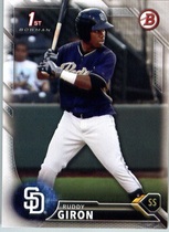 2016 Bowman Prospects #BP20 Ruddy Giron