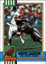 1990 Topps Base Set #158 Webster Slaughter