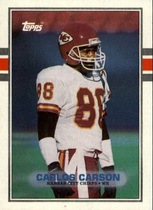 1989 Topps Base Set #355 Carlos Carson