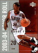 2003 Upper Deck Honor Roll #65 Eric Snow