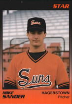 1989 Star Hagerstown Suns #15 Mike Sander