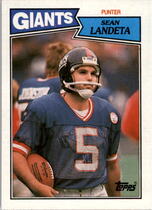 1987 Topps Base Set #20 Sean Landeta