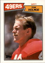 1987 Topps Base Set #124 Tom Holmoe