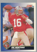 1991 Score Base Set #1 Joe Montana