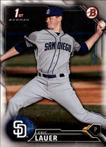 2016 Bowman Draft Picks and Prospects #BD-57 Eric Lauer