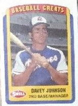 1990 Swell Baseball Greats #61 Davey Johnson
