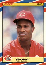 1988 Fleer SuperStars #11 Eric Davis