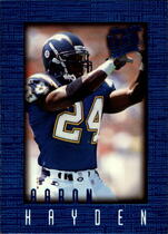 1996 Ultra Sensations Blue #84 Aaron Hayden