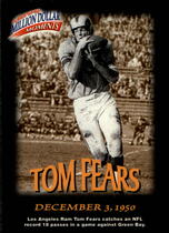 1997 Fleer Million Dollar Moments #5 Tom Fears