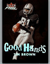 2000 Fleer Focus Good Hands #9 Tim Brown