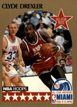 1990 NBA Hoops Hoops #16 Clyde Drexler
