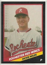 1988 CMC Rochester Red Wings #8 Dickie Noles