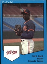 1989 ProCards Colorado Springs Sky Sox #259 Theo Shaw