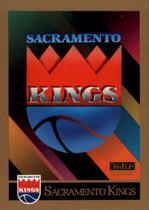 1990 SkyBox Base Set #350 Sacramento Kings