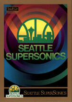 1990 SkyBox Base Set #352 Seattle Supersonics