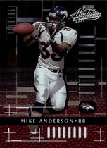 2001 Playoff Absolute Memorabilia #29 Mike Anderson