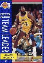 1991 Fleer Base Set #384 James Worthy