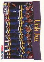 1991 NBA Hoops Base Set #299 Utah Team Card