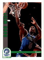 1992 NBA Hoops Base Set #142 Doug West
