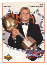 1991 Upper Deck Hockey Heroes Brett Hull #8 Brett Hull