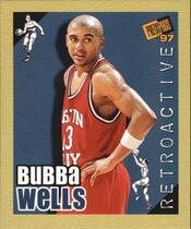 1997 Press Pass Double Threat Retroactive #RA30 Bubba Wells