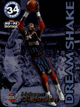 1999 NBA Hoops Calling Card #CC10 Hakeem Olajuwon