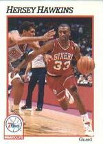 1991 NBA Hoops Base Set #161 Hersey Hawkins