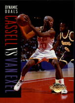 1994 SkyBox Premium #195 Cassell vs Van Exel