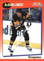 1991 Score Canadian (Bilingual) #200 Mario Lemieux
