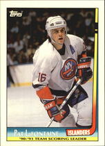 1991 Topps Team Scoring Leaders #12 Pat LaFontaine