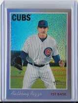 2019 Topps Heritage Chrome Purple Hot Box Refractor #THC-406 Anthony Rizzo