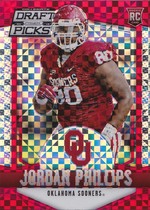 2015 Panini Prizm Collegiate Draft Picks Prizms Red Power #206 Jordan Phillips