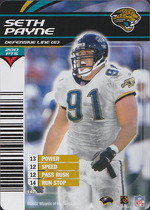 2002 NFL Showdown Base Set #142 Seth Payne