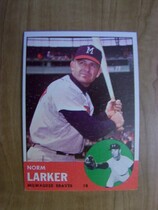 1963 Topps Base Set #536 Norm Larker