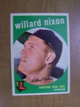 1959 Topps Base Set #361 Willard Nixon