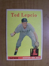 1958 Topps Base Set #29 Ted Lepcio