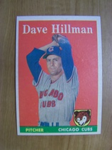 1958 Topps Base Set #41 Dave Hillman
