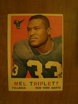 1959 Topps Base Set #160 Mel Triplett
