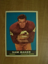 1961 Topps Base Set #74 Sam Baker