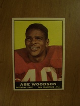 1961 Topps Base Set #65 Abe Woodson