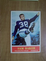 1964 Philadelphia Base Set #127 Sam Baker