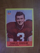1967 Philadelphia Base Set #182 Charlie Gogolak