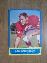 1963 Topps Base Set #151 Taz Anderson